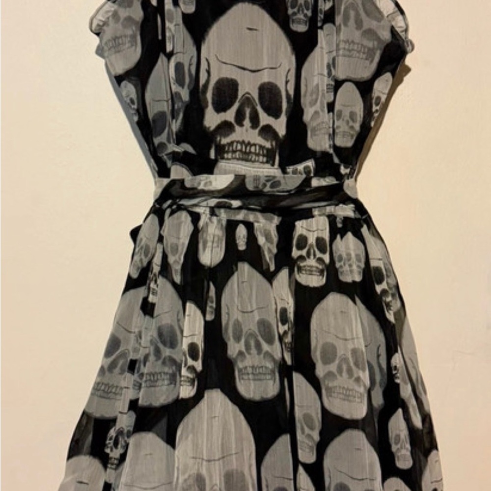 Emo Tripp NYC Daang Goodman Women’s Skull Mini Dress